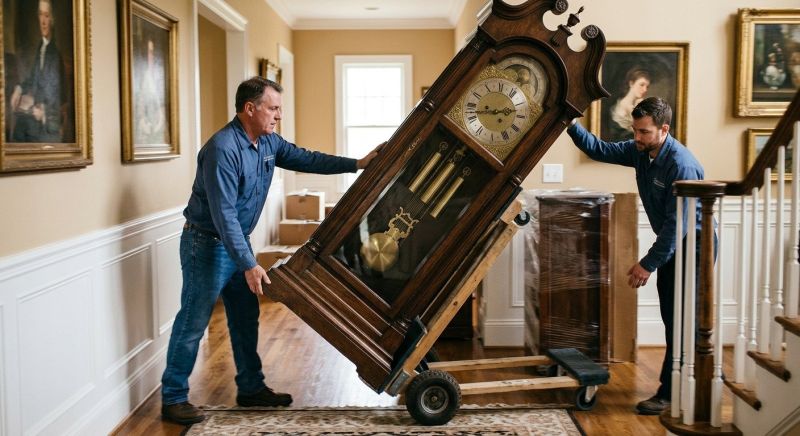 Grandfather Clock Moving in Mooresville, NC
